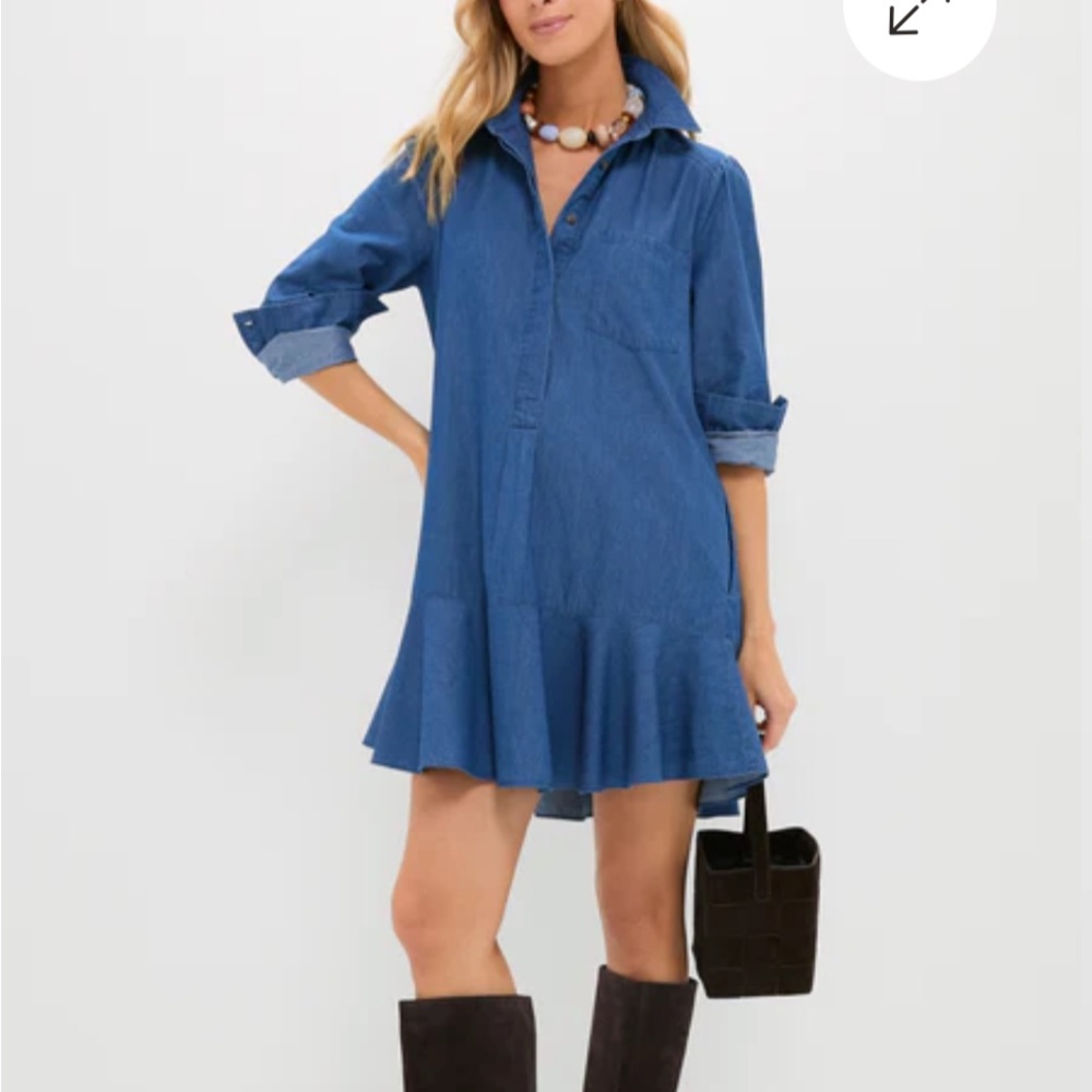 Tuckernuck Callahan shirt dress denim S